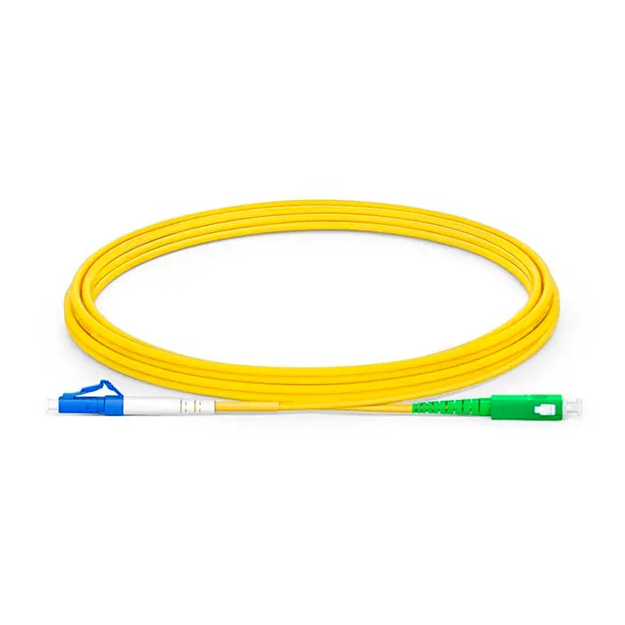 Patch Cord Hibrido de Fibra Óptica SC-APC / LC-UPC 3mts 