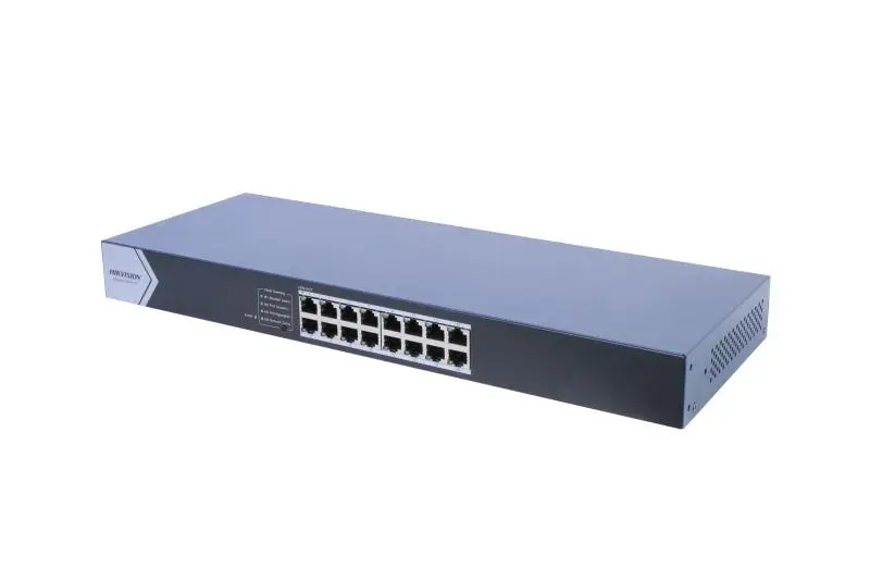 Switch Gigabit Hikvision DS-3E0516-E en Guatemala | 16 Puertos 10/100/1000