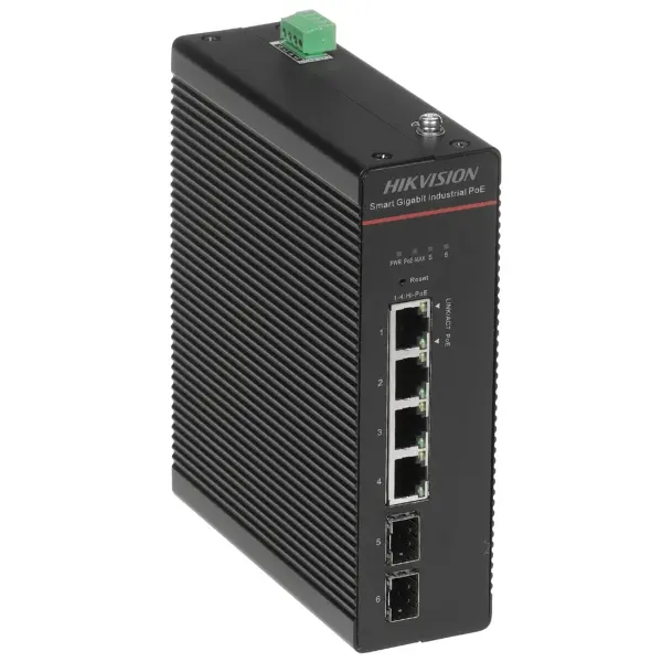 Switch Industrial Hikvision DS-3T1506HP-SI en Guatemala | Gigabit PoE