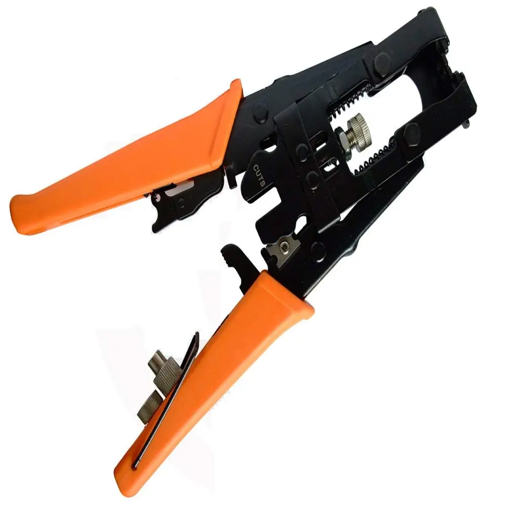 Ponchadora Color naranja RG6 / RG11