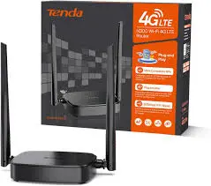 Router N300 WI-FI 4G-LTE, puertos 1 WAN FE, 1 LAN FE Y ranura Nano Sim. Marca tenda