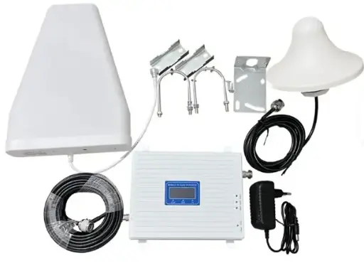 [AMP-TEL-3BAND] Amplificador repetidor 3G 4G LTE para teléfono móvil, potenciador de señal con tri-banda 900 1800 2100 para red GSM de teléfono celular 4G