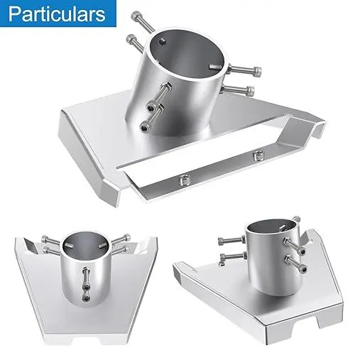 [AD-TUB-STARLINK-V4] Adaptador de tubería Starlink V4 de alta resistencia, montaje de adaptador de poste Starlink V4, montaje Star Link V4, para instalación de StarLink en techo y pared. (NO INCLUYE TUBO)