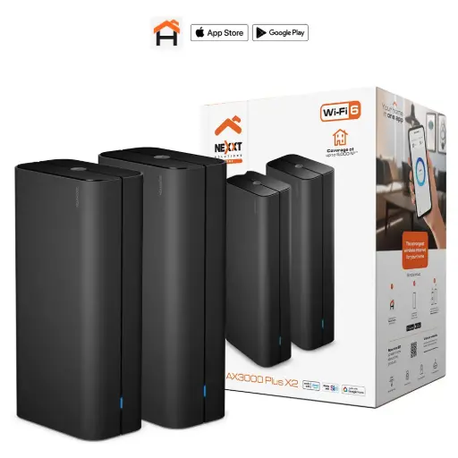 [NCM-X3000 2PK] Nexxt Bolt AX3000 Plus en Guatemala | Sistema Mesh Wi-Fi 6