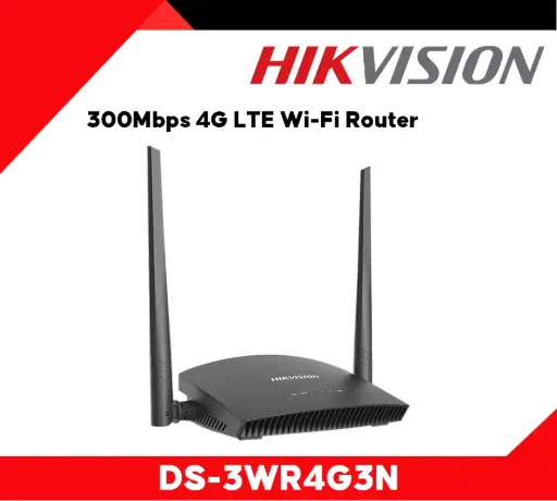 Router 4G LTE Hikvision DS-3WR4G3N en Guatemala | Wi-Fi Portátil