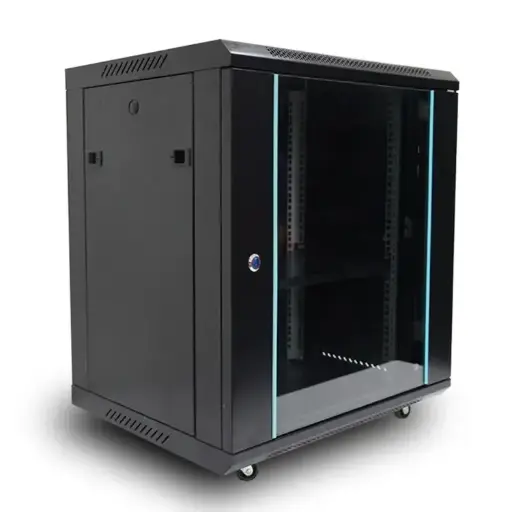 [GAB-15U-A] Gabinete de 15U abatible, con ruedas, bandeja y ventilador, Marca ConnecTech, Medidas 60x60x75CM  