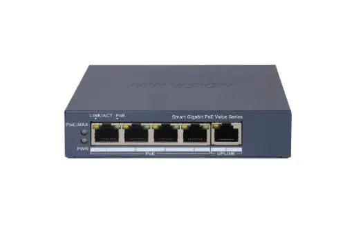 [DS-3E1505P-EI/M] Interruptor POE inteligente Gigabit de 4 puertos 