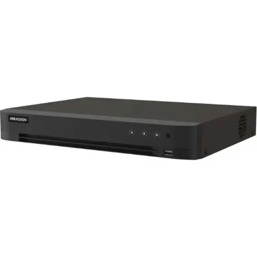 [iDS-7208HUHI-M1/XT] Dvr turbo 8 canales, resolución 8mpx compatible con tecnologías TVI, AHD, CVI, salida HDMI, VGA, BNC, 1 slot para disco duro max 10TB (no incluido) marca Hikvision