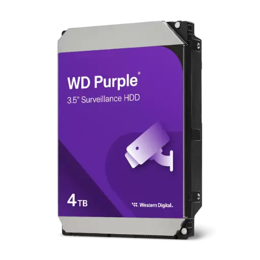 [WD44PURZ] Disco duro - 4 TB - interno - 3.5" - SATA 6Gb/s - búfer: 64 MB Modelo WD44PURZ Marca Purple WD