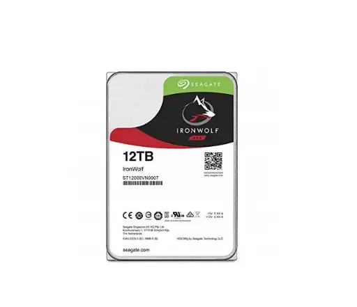 [ST12000VN0008] Disco Duro 12 TB, Hard drive - Internal hard drive - 3.5" - 7200 rpm - SATA - NAS Modelo ST12000VN0008 Marca Seagate SkyHawk 