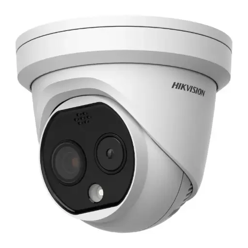 [DS-2TD1217-2/QA] Turret IP Dual, Térmica 1.8mm, 160 x 120, Óptico 2mm, 4Mpx, Detección de Personas 53mts, 15mts IR, Exterior IP67 Modelo DS-2TD1217-2/QA Marca Hikvision