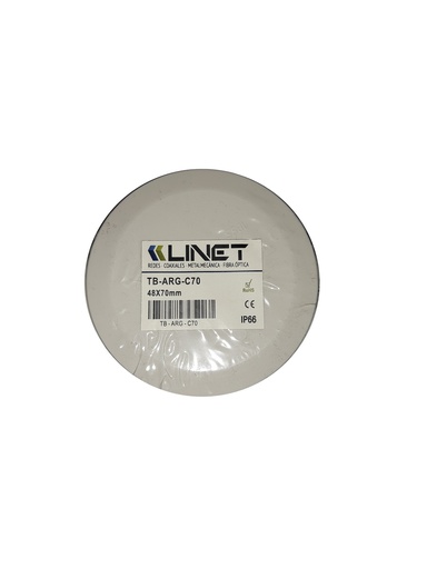 [REDONDA7X4.8-LINET] caja plástica de registro redonda de 7*4.8 Centímetros, marca linet