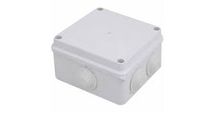 [CAJA-100X100X70] Caja plástica de registro 100*100*70 mm, Genérica sin empaque para uso en interior