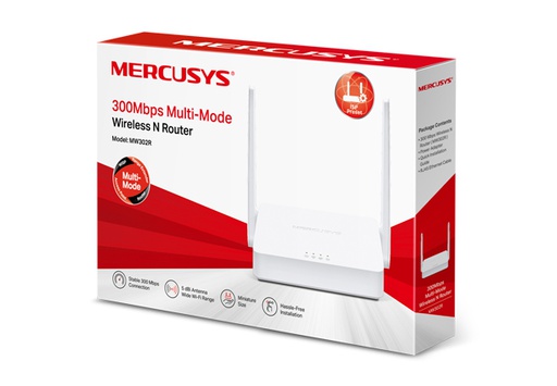 [MW302R] Router 2 antenas, marca Mercusys