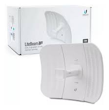 [LBE-M5-23] LiteBeam airMAX M5 CPE hasta 100 Mbps, 5 GHz (5150 - 5875 MHz) con antena integrada de 23 dBi marca Ubiquiti