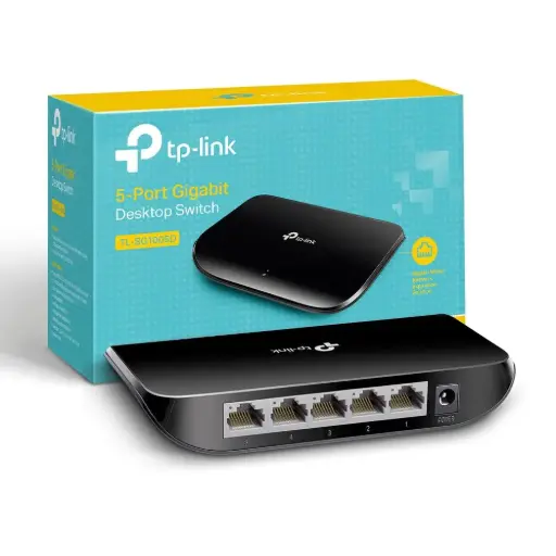 [TL-SG1005D] SWITCH 5 PUERTOS GIGABIT, marca TP-Link