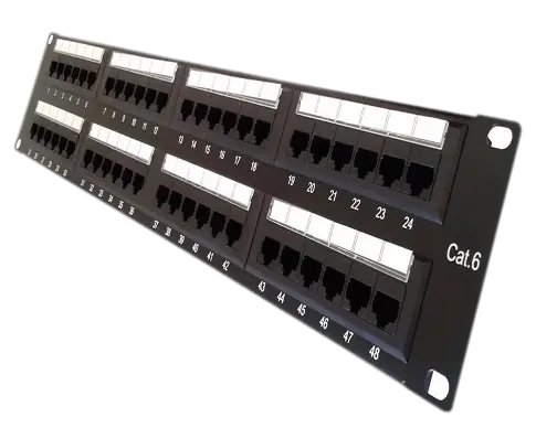 [SP-P48-6] SUPRANET/PATCH PANEL/CAT 6/48PUERTOS/2RMS