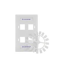 [PLACA-LINKBASIC-4P] Placa de 4 posiciones, MARCA LINKBASIC