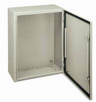 [NEMA4-IP65-25X20X15] Gabinete metálico nema 4/ip65 de 25x20x15 cm c/platina. Marca Anclo.
