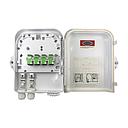 [FO-NAP-8P-APC-INT] Caja NAP Cuadrada para Ineterior, Completa de 8 Puertos SC/APC marca Nextlink