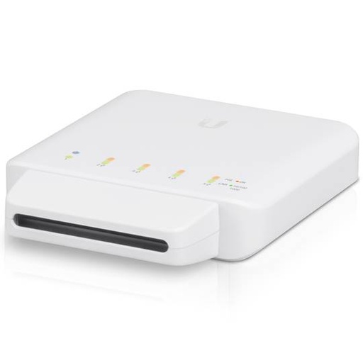 [USW-FLEX] UniFi Switch, Conmutador Gestionado Marca Ubiquiti. 4 x 10/100/1000 (PoE) + 1 x 10/100/1000 (PoE)