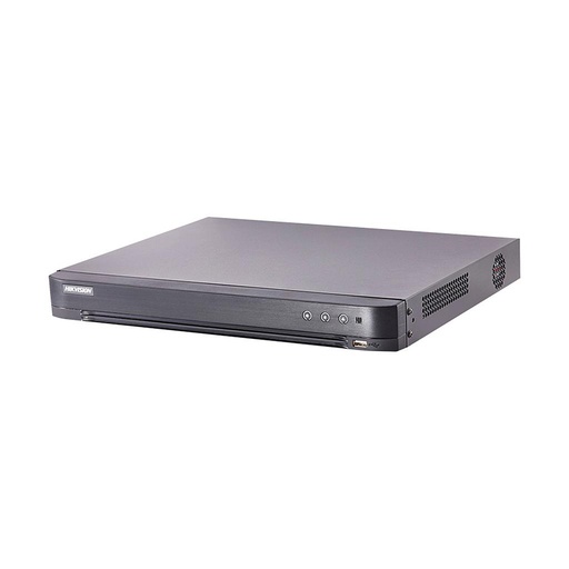 [IDS-7204HUHI-M1/S] DVR 8 Megapixel, 4 Canales TURBOHD + 4 Canales IP, 1 Bahía de Disco Duro, Audio por Coaxitron, Detección de Rostros