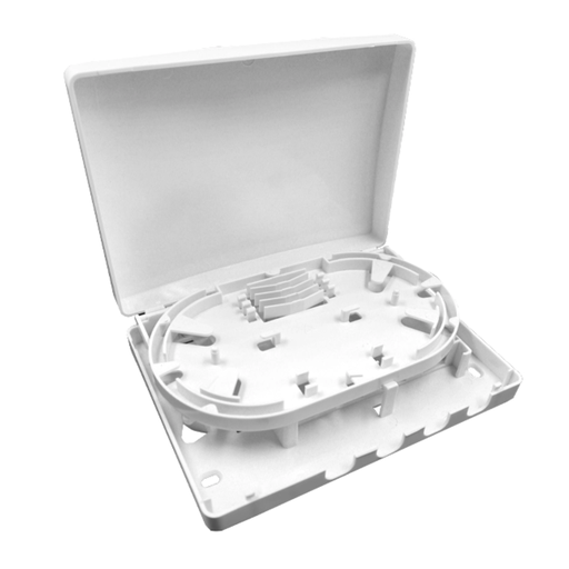 [FO-ROSETA-4P] Caja Roseta Terminal 4 Puertos Vacía Interior