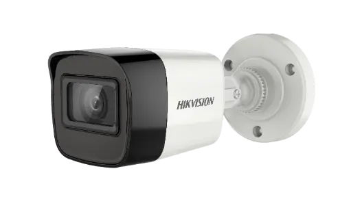 [[DS-2CE16H0T-ITF] Cámara Bala Turbo 5 Mpx, lente fijo, IR de 30M, IP67, 4 híbrida, marca Hikvision