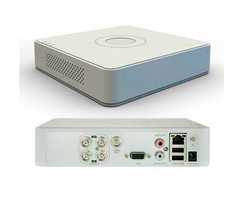 [DS-7104HGHI-M1] 1080p Lite / 4 Canales TURBOHD +1 Canales IP / 1 Bahía de Disco Duro / 1 Canal de Audio, HIKVISION
