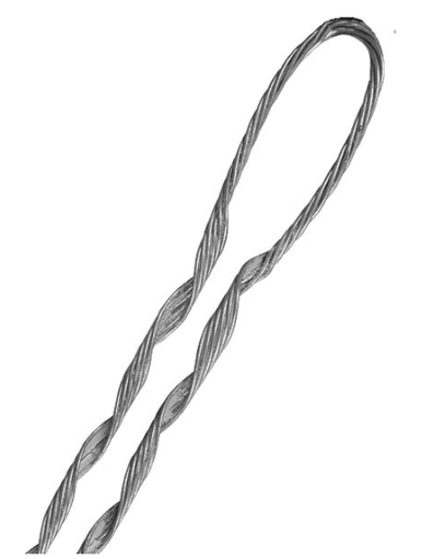 [FO-PRE-4/6/12H-C] Preformado para fibra de 4, 6, y 12 hilos Medidas JS-2(3,5)  punto Negro