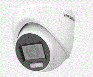 [DS-2CE76K0T-LMFS] Cámara domo turbo, resolucion 5 Mpx 3K, lente fijo, IR 30 mt, luz blanca 20 mt, IP67, 4 hibrido, microfono incorporado, carcasa metalica. Marca Hikvision