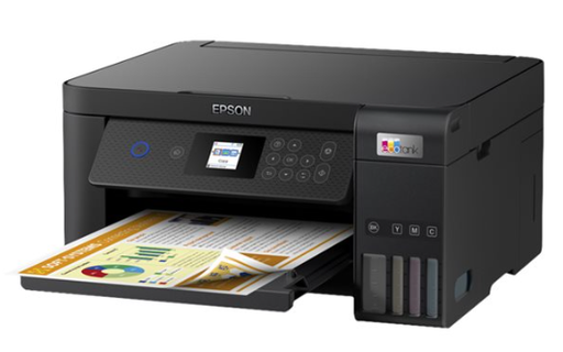 [C11CJ63301] Epson EcoTank L4260 - Impresora multifunción - color Epson chorro de tinta rellenable Letter A (216 x 279 mm)/A4 (210 x 297 mm) (original) A4/Legal (material) hasta 7.7 ppm (copiando) hasta 10.5 ppm (impresión) 100 hojas USB 2.0, Wi-Fi(n)