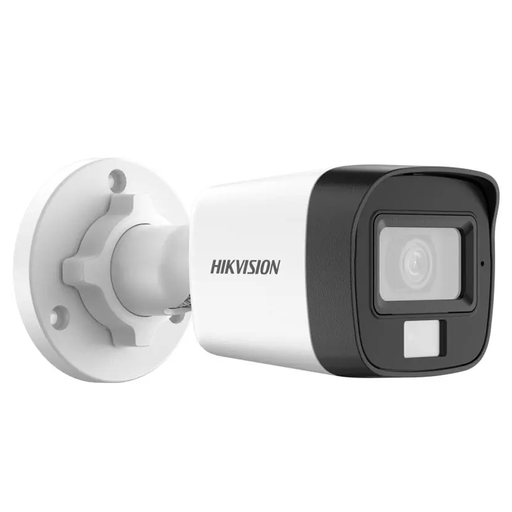 [DS-2CE16D0T-LPFS] Cámara Turbo tipo bala Dual Light, resolución 2mpx, audio incorporado y luz Dual, 25mts IR EXIR, 20mts luz blanca, IP67. Marca Hikvision