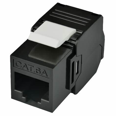 [U6A-K01NS] SIEMON U6A-K01NS DADO CAT 6A KEYSTONE NEGRO ULTRAMAX