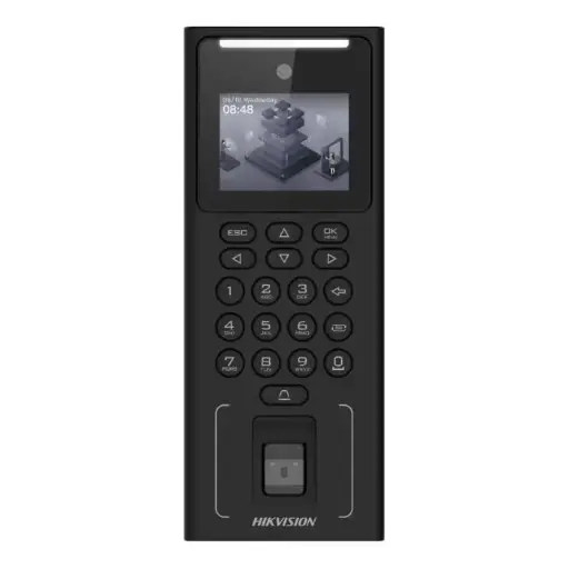 [DS-K1T321MFWX] Terminal Facial Min Moe WIFI 500 Rostros y Lector de Tarjetas MIFARE / Stand Alone / 3,000 Huellas / 3,000 Tarjetas. Marca Hikvision