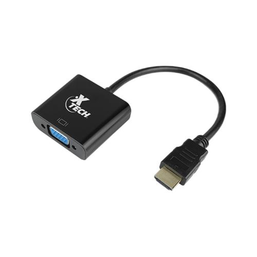 [XTC-363] Adaptador de vídeo HDMI® macho a VGA hembra