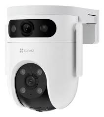 [CS-H9c-R100-8H33WKFL] Cámara Wi-Fi de doble lente con rotación horizontal y vertical, lentes duales 2K y 2K, detección de forma humana y vehículo, comunicación bidireccional, compatible con tarjetas microSD (de hasta 512 GB), marca Ezviz.