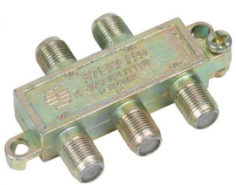 [CATV-D4V] Splitter RG-6 4 vias