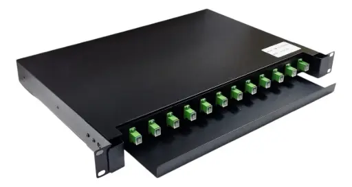 [FO-ODF-12H-SC/APC] ODF (Ordenador de fibra) 12 hilos SC/ACP Solo (Incluye Uniones)