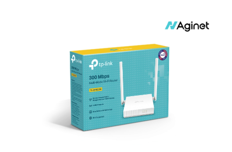 [TL-WR820N] TP Link Router 300Mbps Wi-Fi Router 2x10/100 Lan (AGINET)