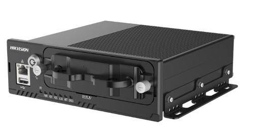 [1 AE-MD5043(1T/SSD)(O-STD)] Grabador móvil Hikvision, 4 Canales hasta 1080P, SSD 1TB, conectores de aviación, entradas y salidas de alarma.