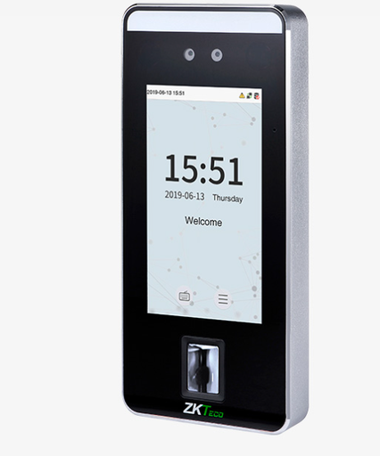 [SPEEDFACE-V5L] Terminal de reconocimiento Facial, Palma, Huella Digital y temperatura de alta velocidad