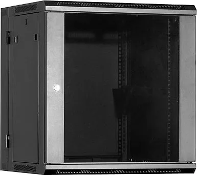 [WCC18-655-BAA-C] WCC18-655-BAA-C Gabinete Abatible 18U - 550mm de Profundidad - con Puerta Frontal de Vidrio