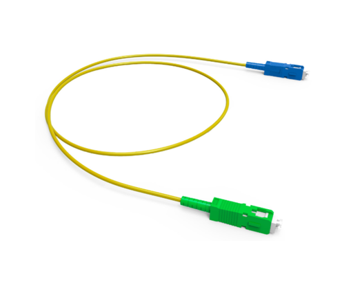 [FO-PATCH-SC/APC/UPC-3M] Patch Cord Hibrido de Fibra Óptica SC-APC/UPC 3mts