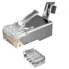 [RJ45-6A-BLINDADO] Conector RJ45 cat6A blindado