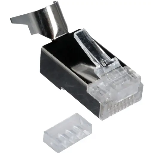 [RJ45-6A-BLINDADO] Conector RJ45 cat6A blindado