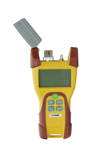[FO-PM-AMARILLO-Lpo-35] Power Meter amarillo Genérico modelo Lpo-35 incluye Linterna VFL -70+6Db 