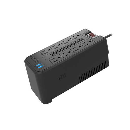 [FVR-1221USB] Forza Regulador Automático De Voltaje 1200Va/600W, 8 Slds, 2 Usb-120V
