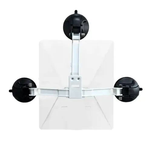 [SOPORTE-STARLINK-MINI] Soporte Plegable Portátil Starlink Mini con Ventosas de Alta Resistencia y Liberación Rápida, ajustable para Techo Solar/ventanas, Caravana, Barco, Vidrio de Camión - Instalación Segura 
