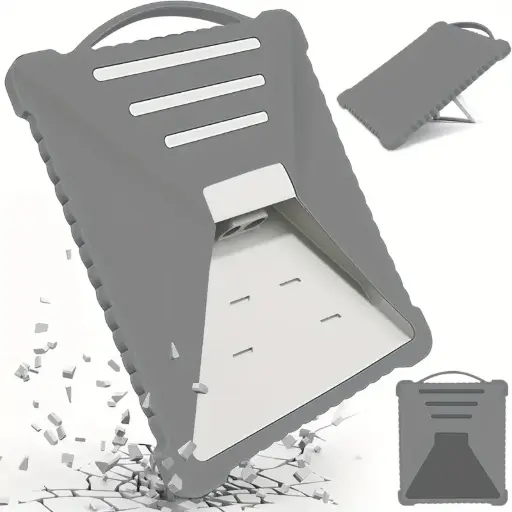 [FUNDA-STARLINK-MINI] Estuche Protector de Starlink Mini Silicona DuxingTX cobertura Completa, resistente a UV y rayos, impermeable, para camping y senderismo, color gris